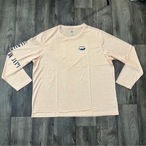 Havana Jim UPF Protection Long Sleeves Shirt Men’s Size XXL Peach Color